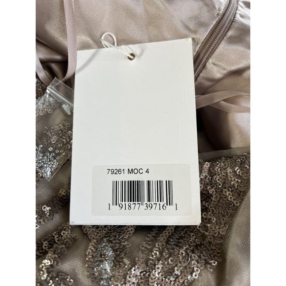 Mac Duggal size 4 Embroidered & Embellished Long Sleeve Tulle Ballgown $798 - Picture 13 of 16